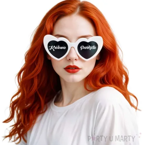 xx okulary party krolowa parkietu serca