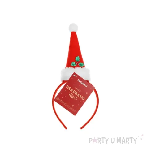 xx opaska czapka mikolaja 11x26 5cm mix