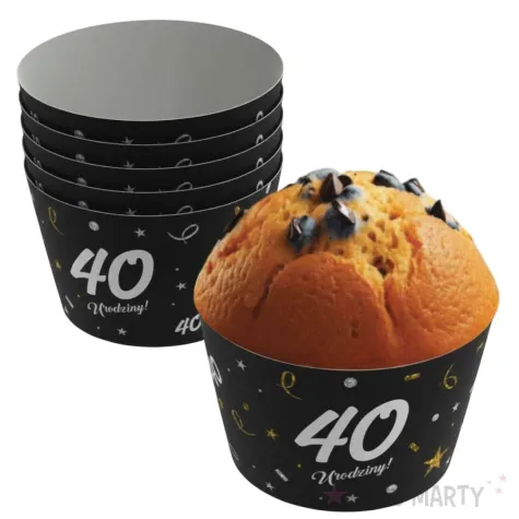 xx oslonki na muffinki glamour birthday 40