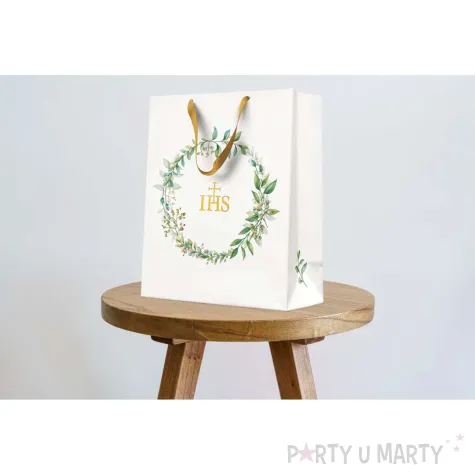 xx pak torebka prezentowa paw first communion square 26x33x5 cm