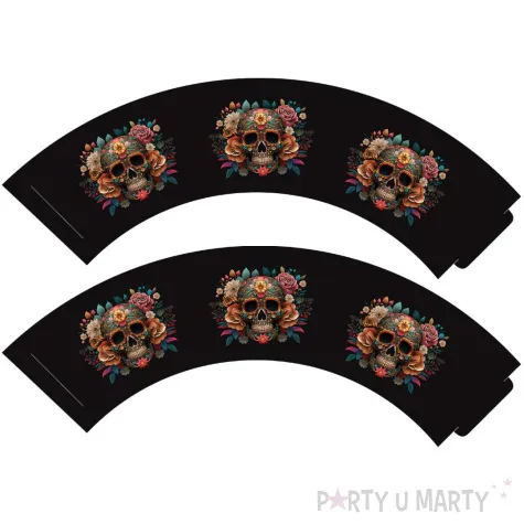 xx papilotki na babeczki dia de los muertos 6