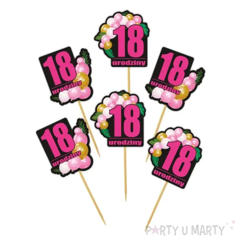 xx pikery 18 urodziny roz baloniki