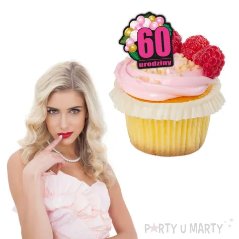 xx pikery 60 urodziny roz baloniki