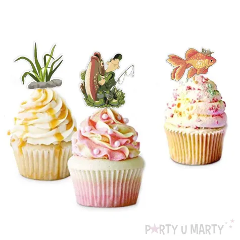 xx pikery wedkarz i zlota rybka x6 8cm