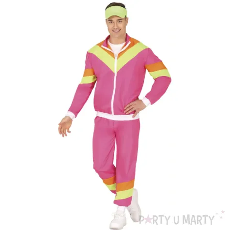 xx pink neon tracksuit adult 52 54 l