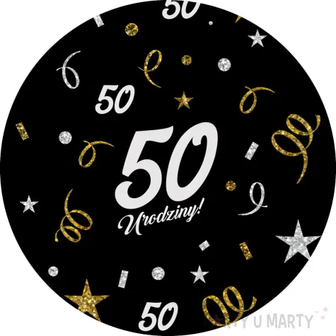 xx podkladki papierowe 50 urodziny glamour birthday