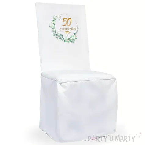 xx pokrowiec na krzeslo 50 rocznica slubu