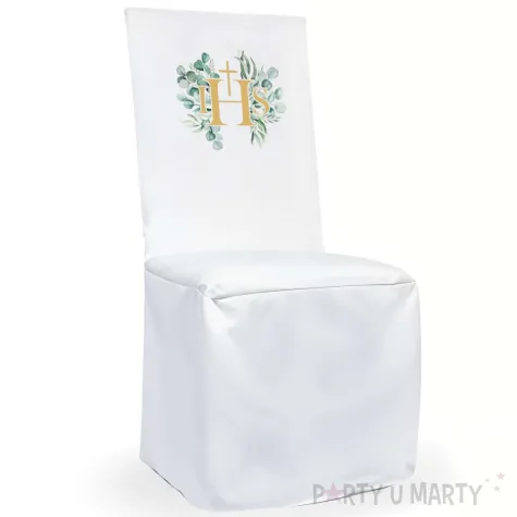 xx pokrowiec na krzeslo komunia zloty ihs