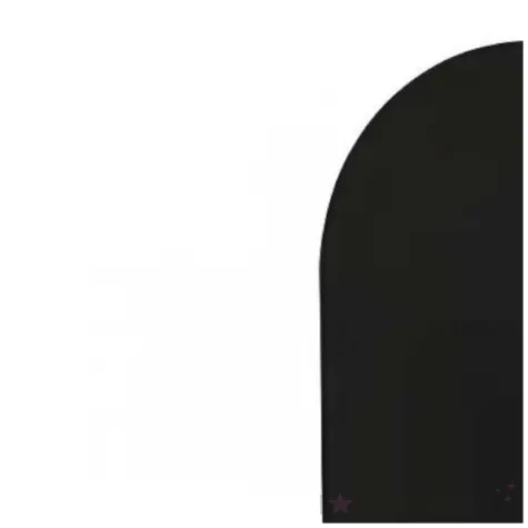 xx pokrowiec na stojak luk 150 cm x 80 cm czarny