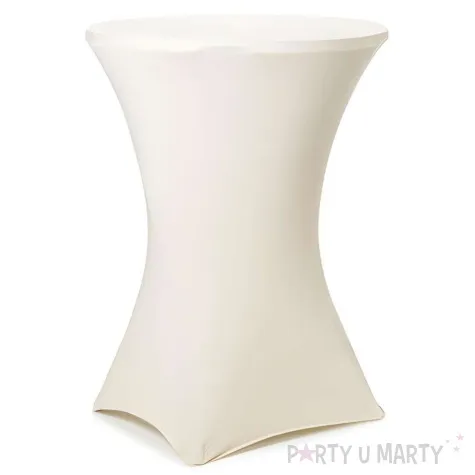 xx pokrowiec na stol koktajlowy 80x110 cm cappuccino