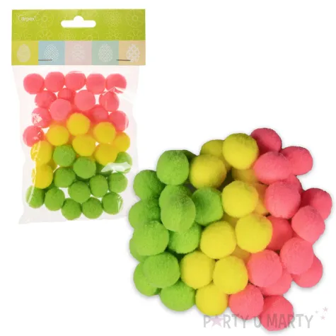 xx pomponiki do zestawu zrob to sam 45 szt