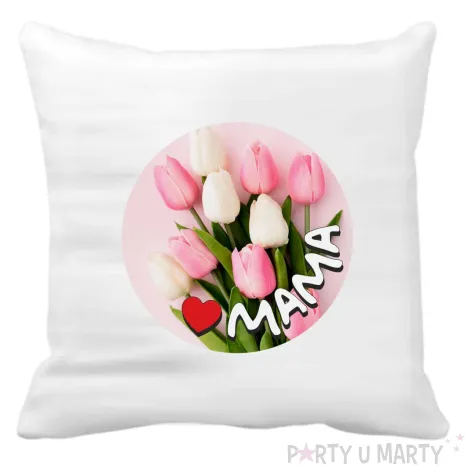 xx poszewka na poduszke mama i tulipany