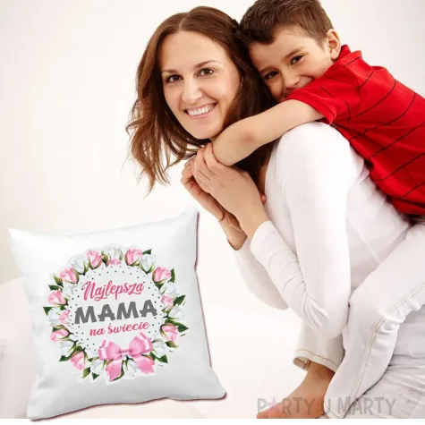 xx poszewka na poduszke najlepsza mama