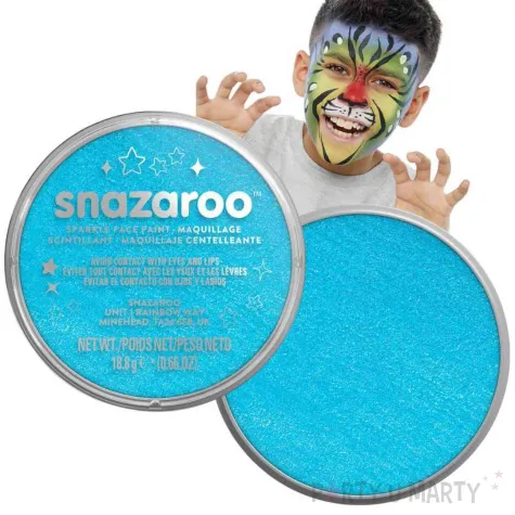 xx ppi sn farba do twarzy 18 ml turkusowa blyszczaca