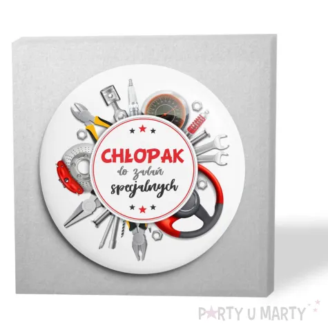 xx przypinka chlopak do zadan specjalnych