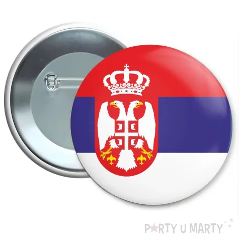 xx przypinka serbia panstwa swiata