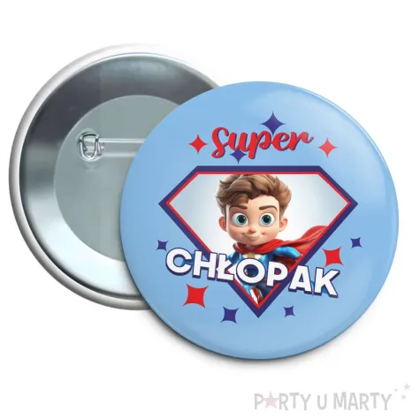 xx przypinka super chlopak