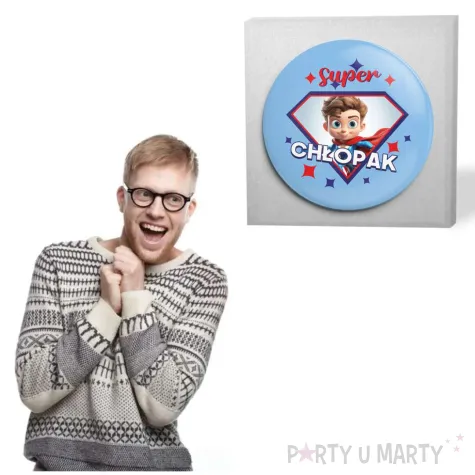 xx przypinka super chlopak