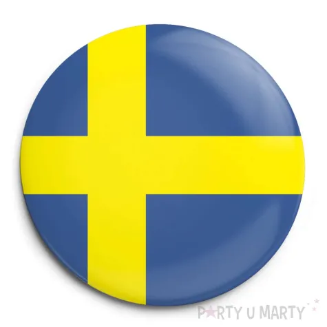 xx przypinka szwecja panstwa swiata