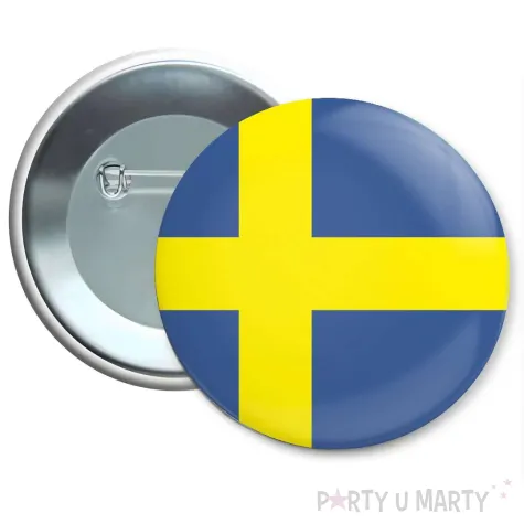 xx przypinka szwecja panstwa swiata