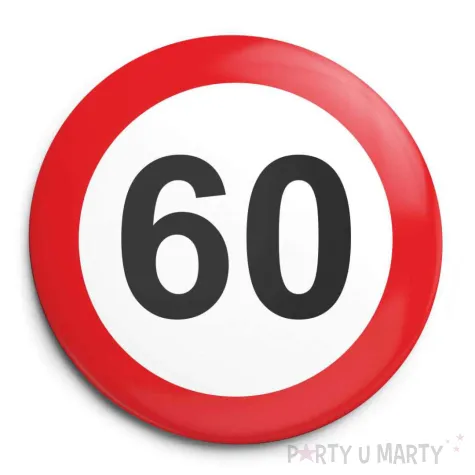 xx przypinka traffic 60