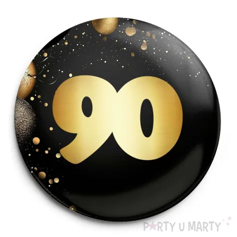 xx przypinka urodziny 90