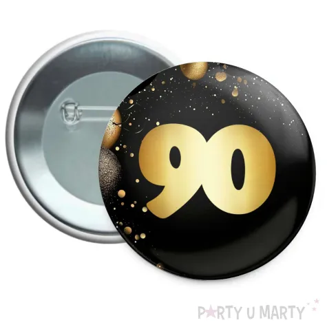 xx przypinka urodziny 90