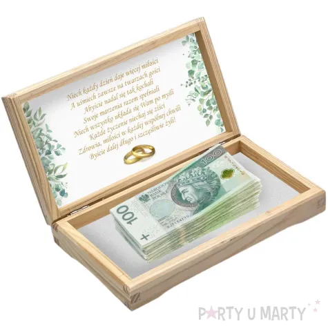 xx pudelko drewniane 50 rocznica slubu