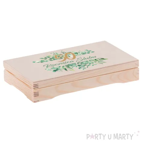 xx pudelko drewniane 50 rocznica slubu