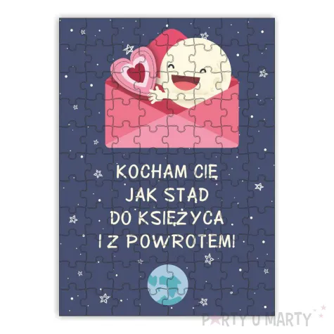 xx puzzle kocham cie ksiezyc