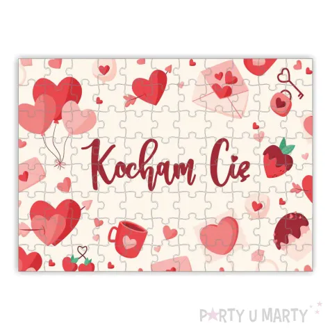 xx puzzle kocham cie slodycze