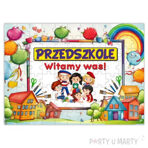 xx puzzle przedszkole witamy was