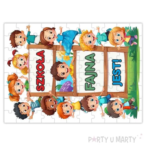 xx puzzle szkola fajna jest