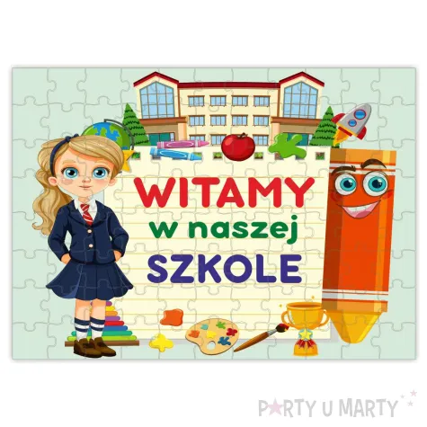 xx puzzle witamy w naszej szkole
