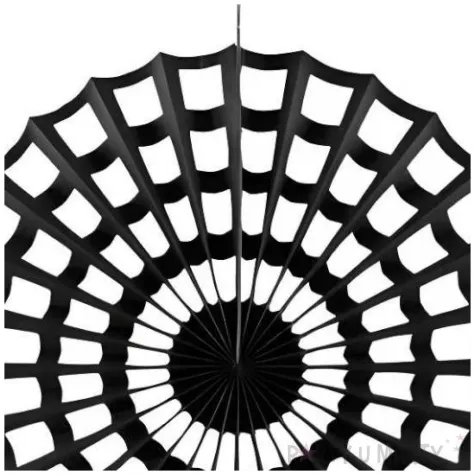 xx rozeta dekoracyjna pajeczyna czarny 50 cm