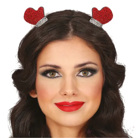 xx santa gloves headband