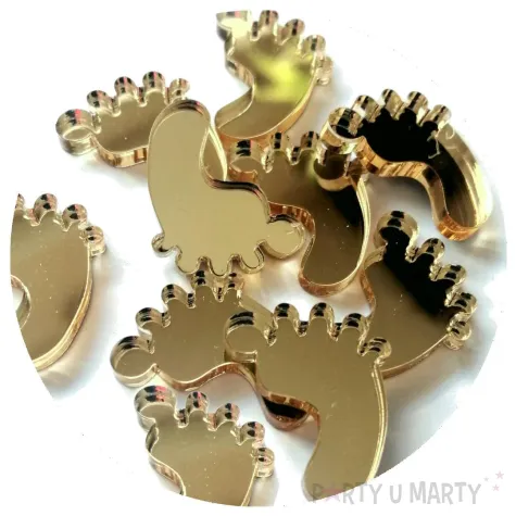 xx scrapki akryl baby shower stopki prawe 10