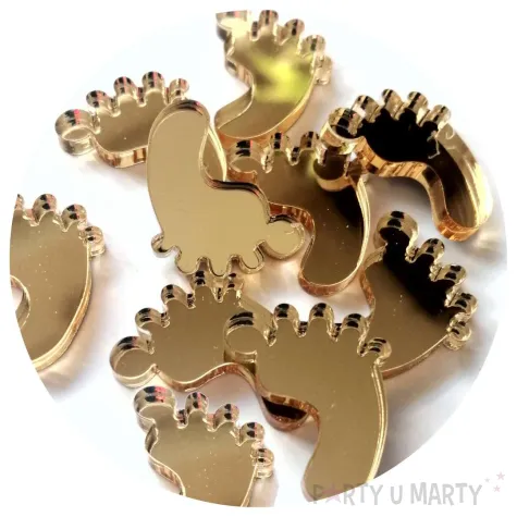 xx scrapki akryl baby shower stopki prawe 10