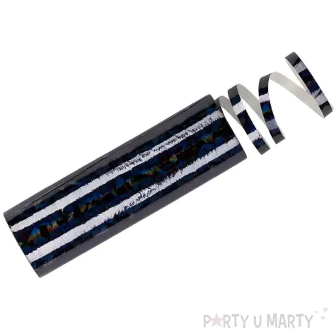 xx serpentyny holograficzne czarny 3 8 m 1 op 18 szt