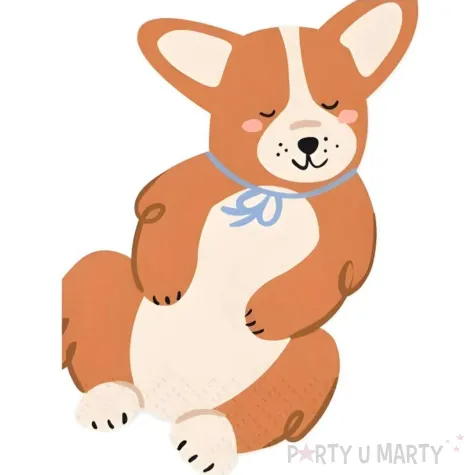 xx serwetki corgi 11x15 cm mix 1 op 12 szt