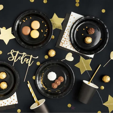 xx serwetki czarne 10szt