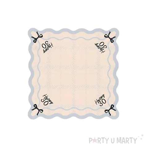 xx serwetki happy 30 33x33 cm mix 1 op 12 szt