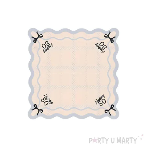 xx serwetki happy 50 33x33 cm mix 1 op 12 szt