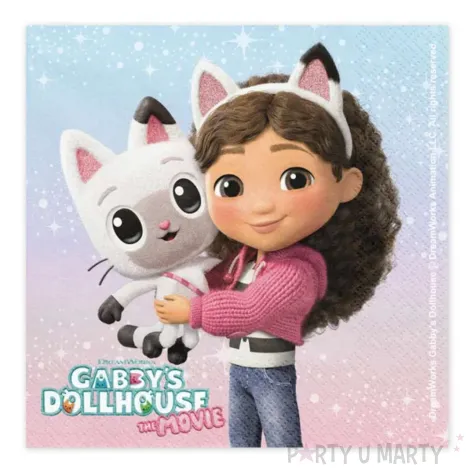 xx serwetki koci domek gabi 33 x 33 cm mix 1 op 20 szt