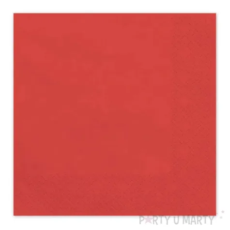 xx serwetki papierowe ciemny czerwony 33x33cm 1 op 20 szt