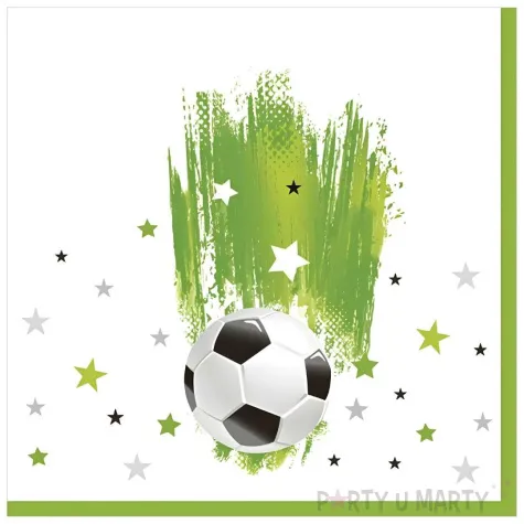 xx serwetki papierowe football with a star 33 x 33 cm 20 szt