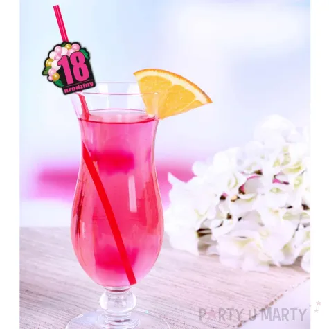 xx slomki 18 urodziny roz baloniki