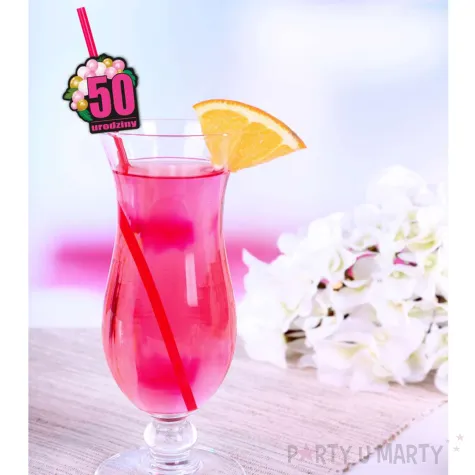 xx slomki 50 urodziny roz baloniki