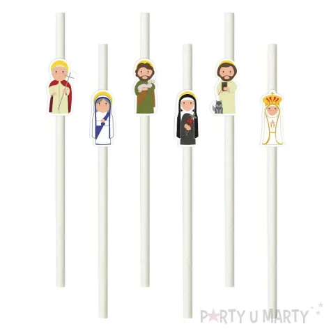 xx slomki bal wszystkich swietych bialo czarne 19 5 cm 6 szt