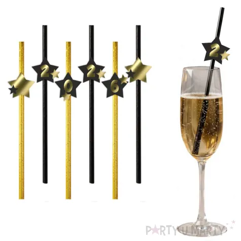 xx slomki nowy rok 2026 z gwiazdami zl czarn